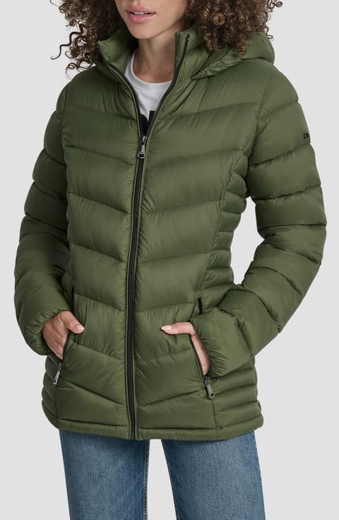 Cire Packable Hooded Puffer Jacket