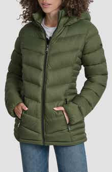 DKNY Cire Packable Hooded Puffer Jacket