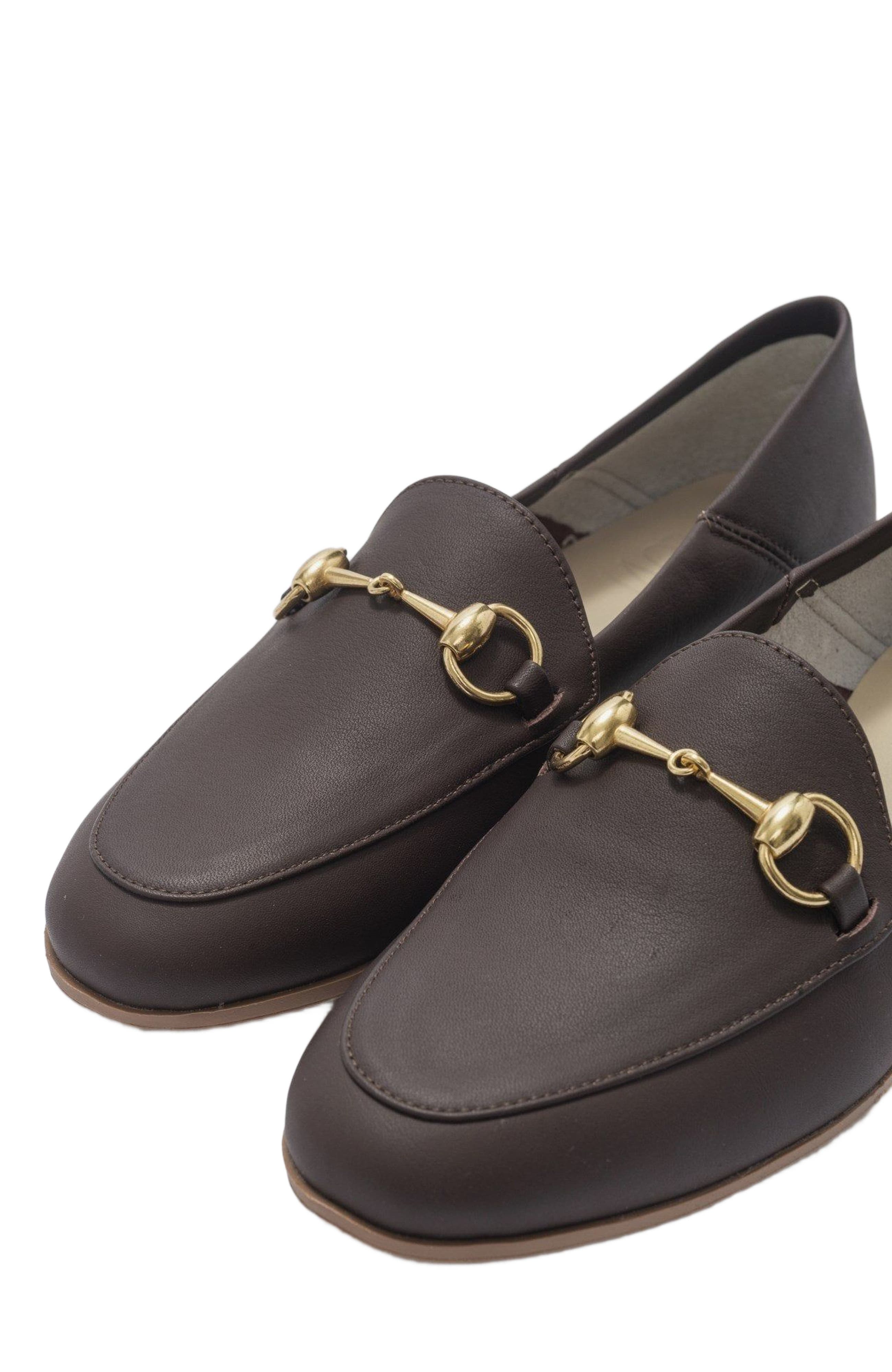 Forever & Always Shoes Penny Leather Horsebit Loafers, Main, color, Brown Leather