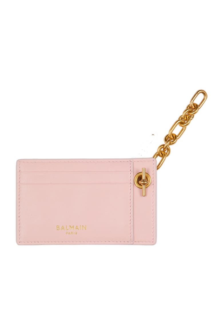 Pulse Card Holder in Smooth Leather, Alternate, color, black