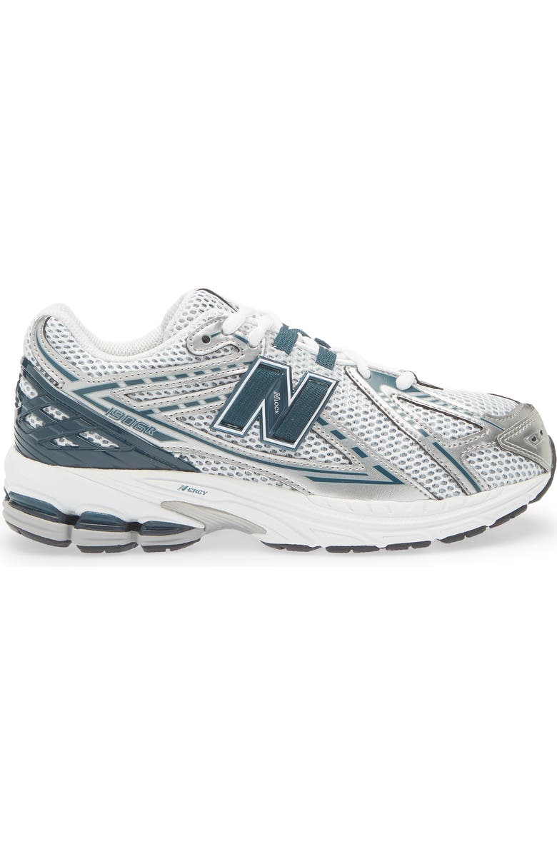 New Balance Kids' 1906 Sneaker, Alternate, color, Silver Metallic/ Deep Ocean