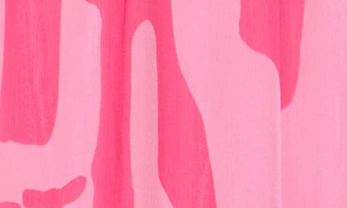 Shop Sam Edelman Zebra Maxi Dress In Pink Multi