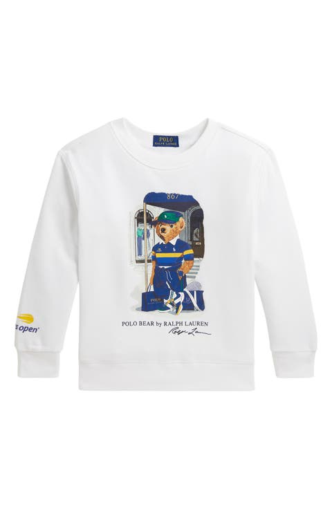 Kids' US Open Polo Bear Crewneck Sweatshirt