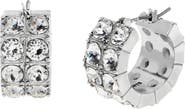 AllSaints Double Crystal Hoop Earrings