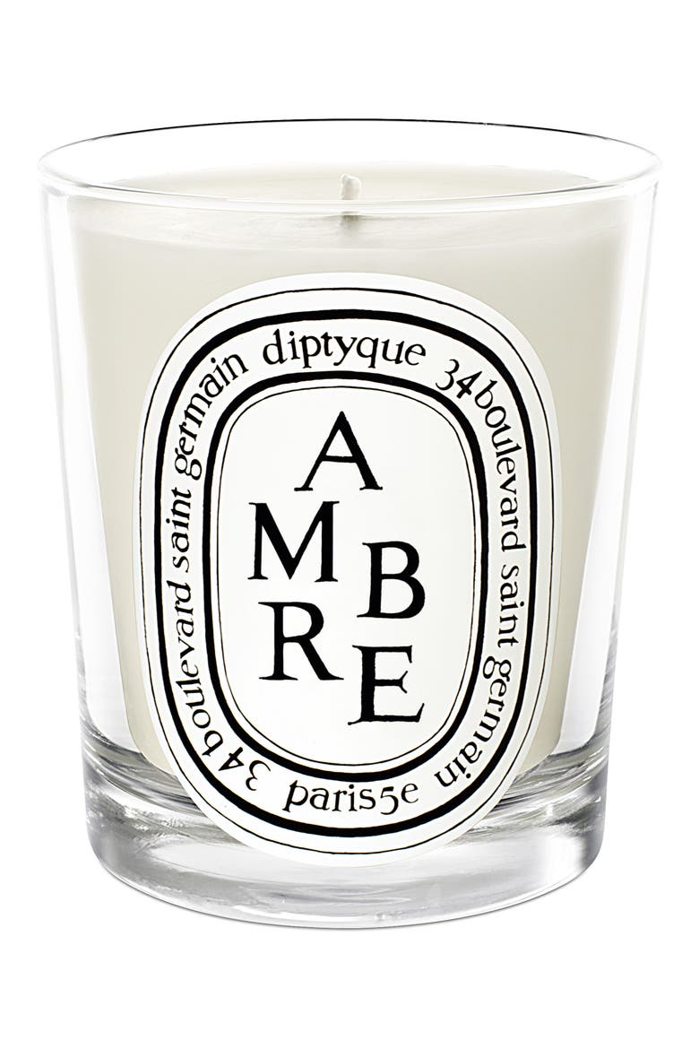 Ambre (Amber) Scented Candle, Main, color, NO COLOR