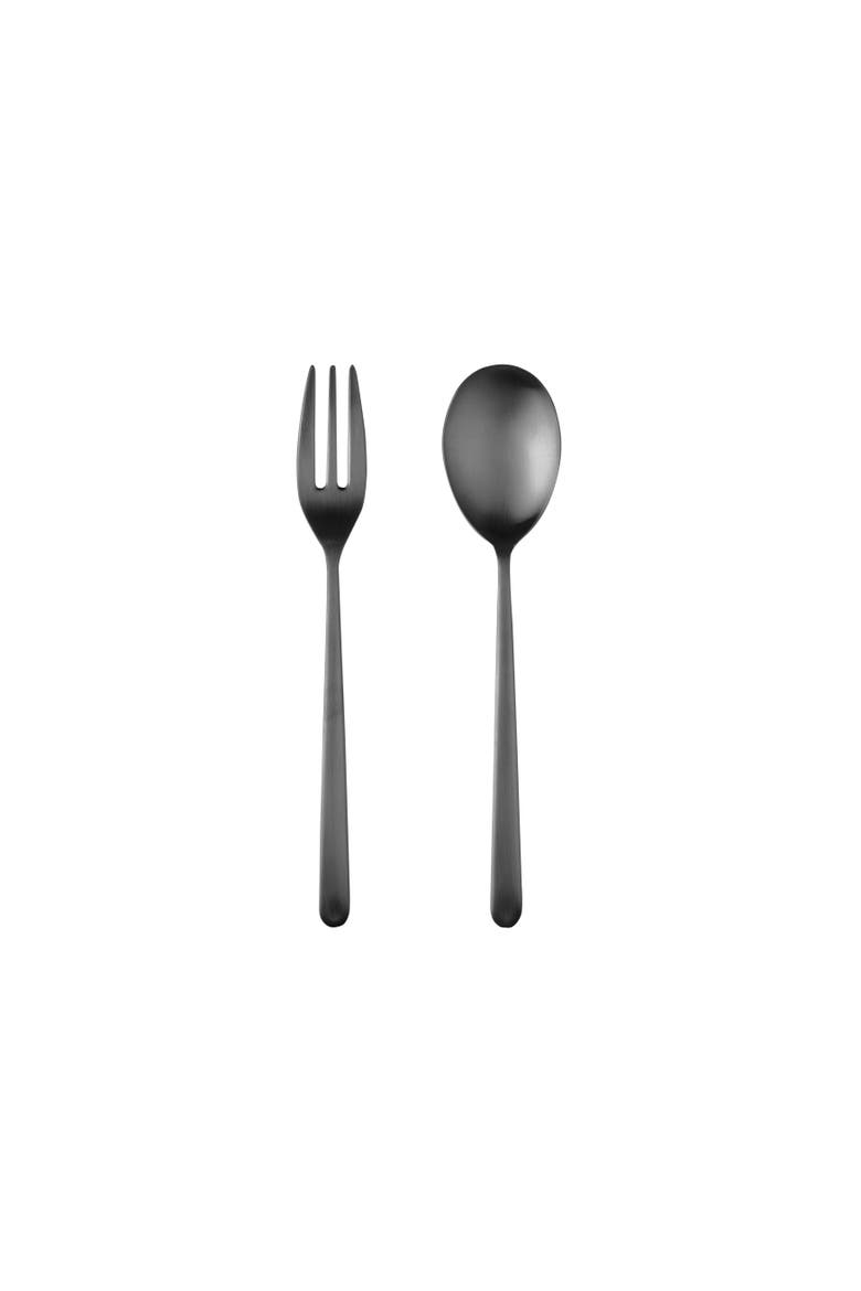 Linea Ice Serving Set - 2 Pieces, Main, color, Ice Black Gold