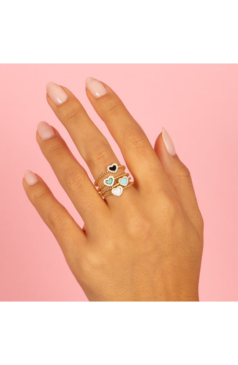 BY ADINA EDEN Pave Colored Gemstone Beaded Ring, Alternate, color,