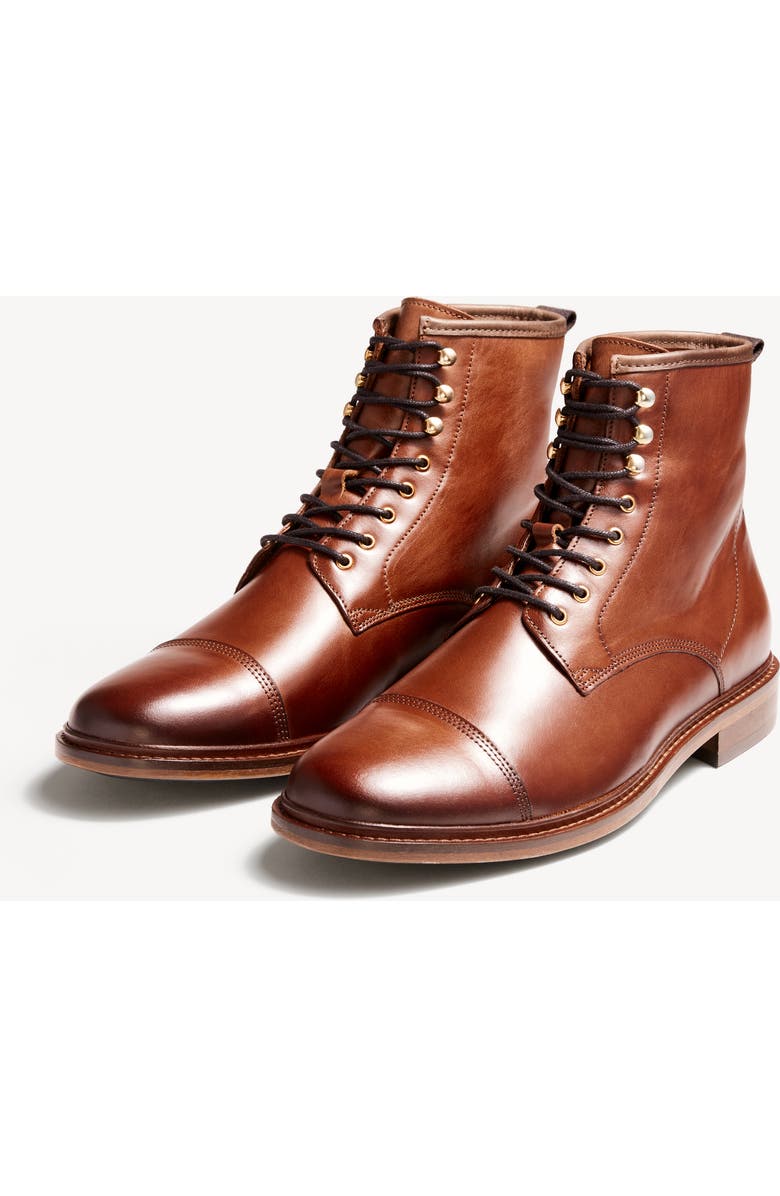 Shoe The Bear Curtis Cap Toe Boot, Alternate, color,