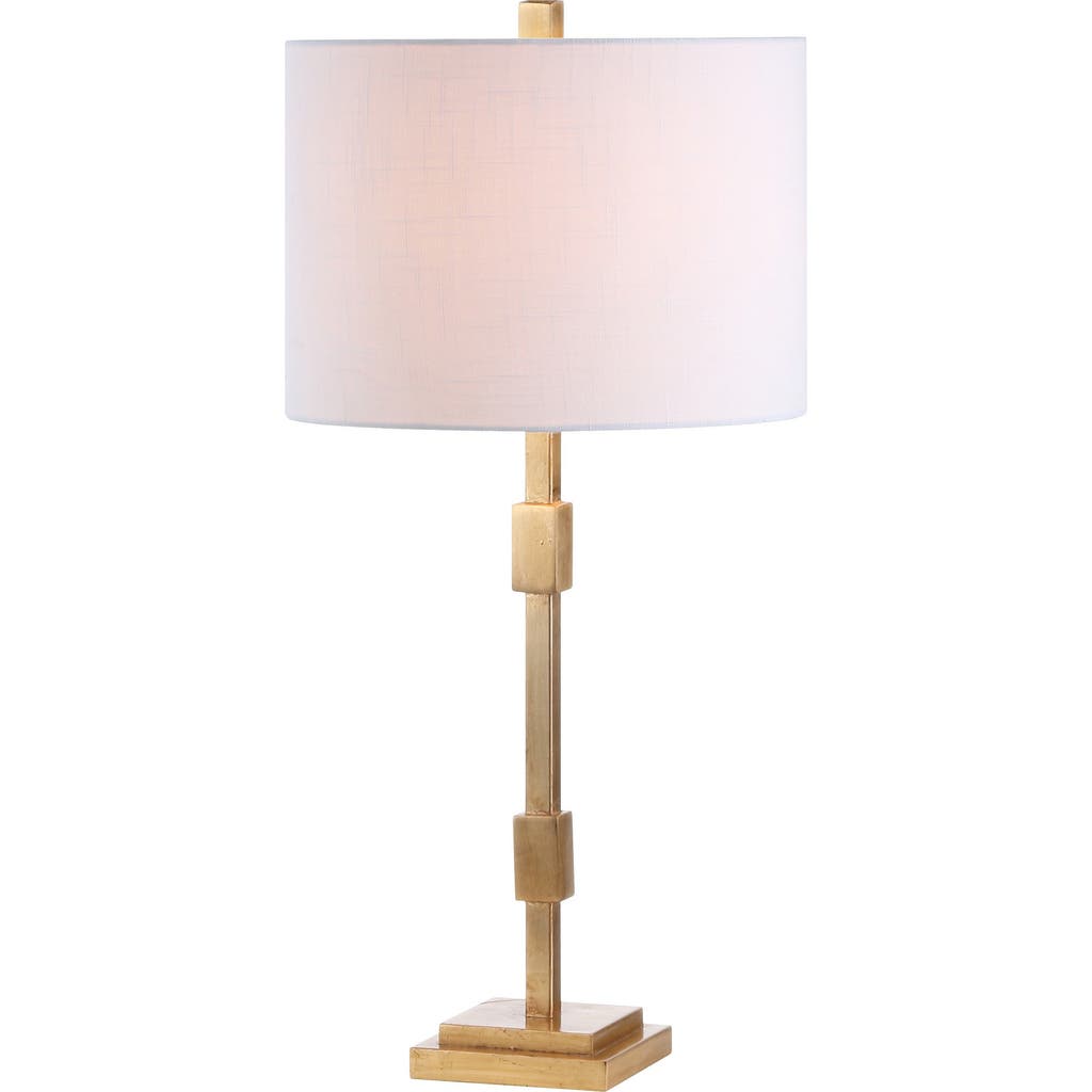 Jonathan Y Windsor 29" Metal Led Table Lamp, Gold Leaf In Gold Leaf