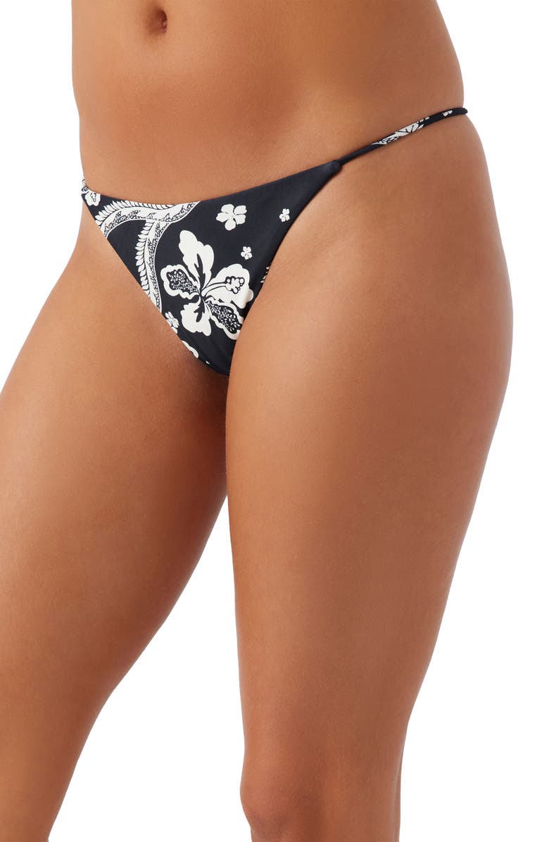 O'Neill Quinn Tropical Redondo Bikini Bottoms, Alternate, color, 