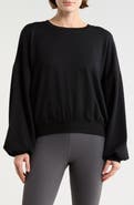 Beyond Yoga Upper East Cropped Pullover Sweater