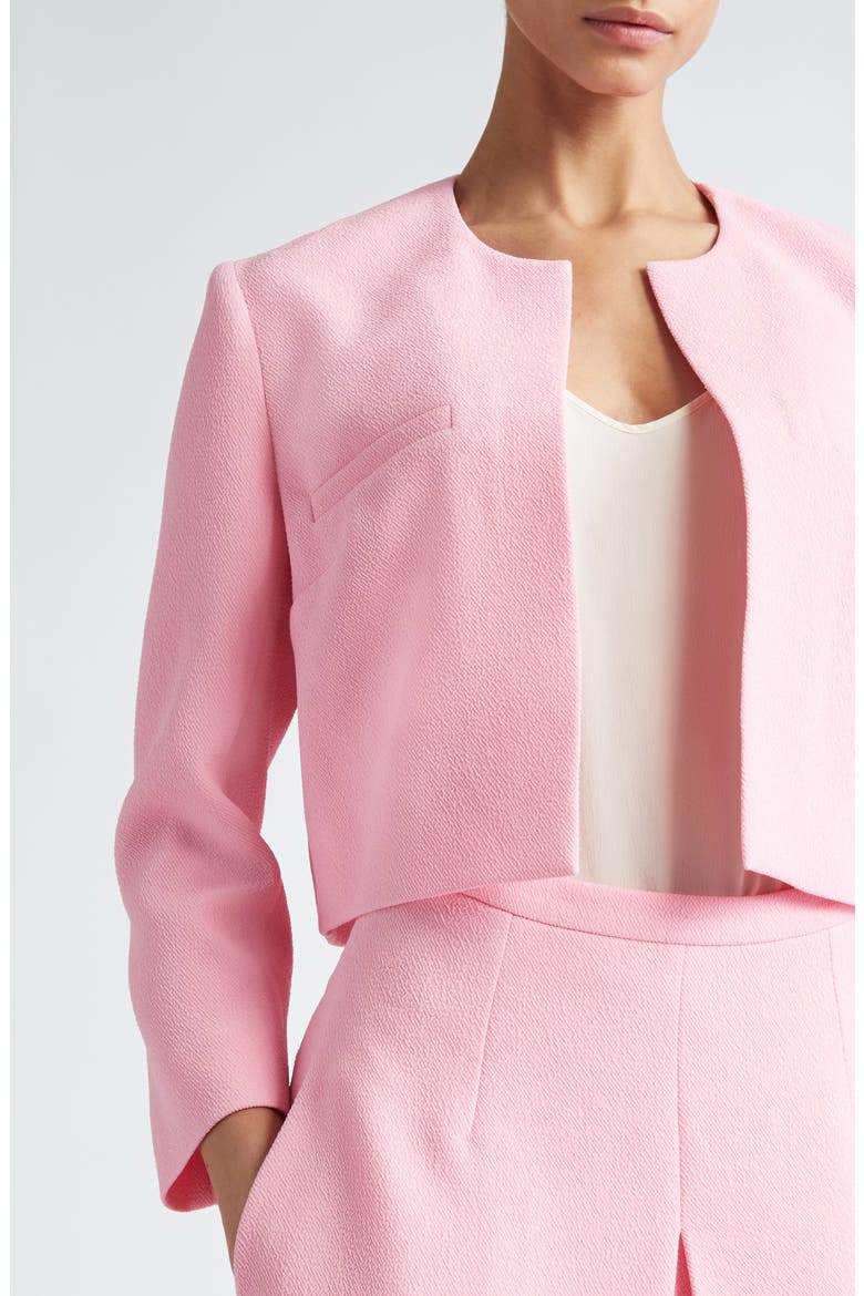 Mirca Double Pocket Crop Jacket, Alternate, color, ROSE PINK
