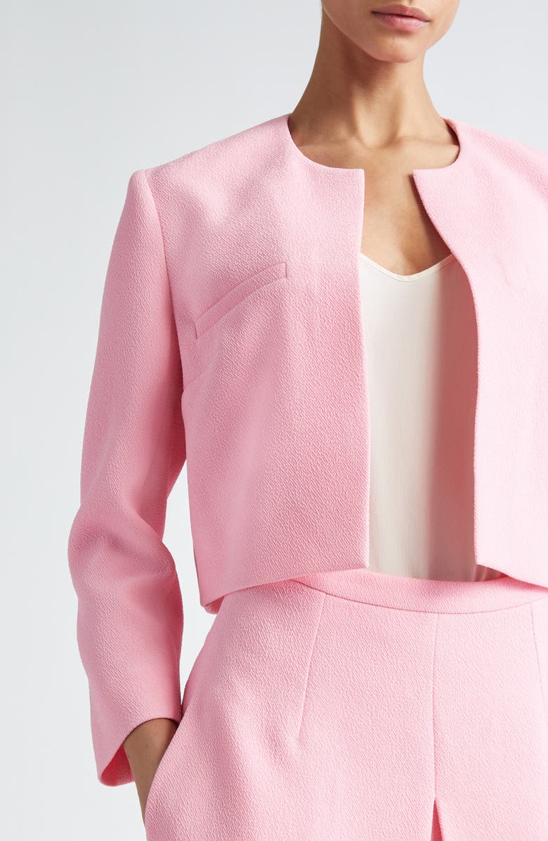 Emilia Wickstead Mirca Double Pocket Crop Jacket, Alternate, color,