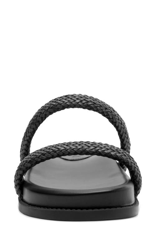 Schutz Ruby Sporty Slide Sandal In Black