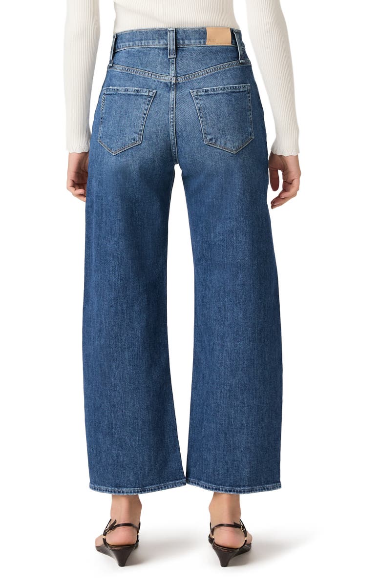 PAIGE Arellia High Waist Ankle Barrel Jeans, Alternate, color, Stoneview