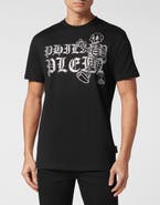 PHILIPP PLEIN T-Shirt Round Neck Ss Skeleton Men
