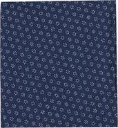 Brooklyn Brigade Men's Geo Flower Cotton Pocket Square