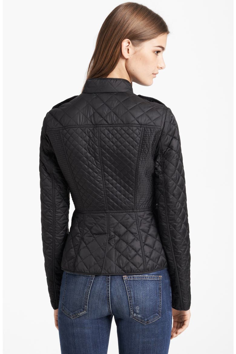 Quilted Jacket, Alternate, color, BLACK