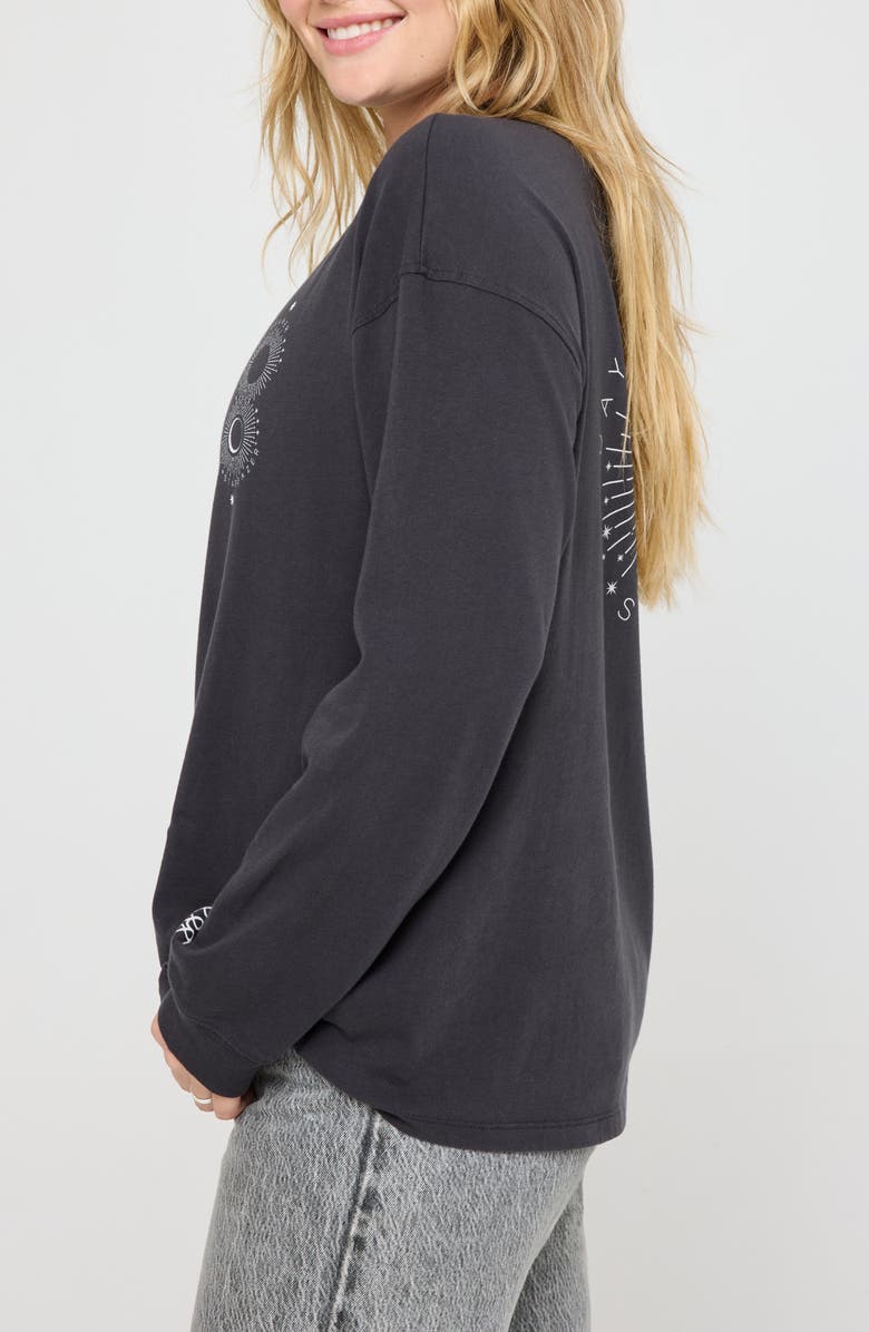 Spiritual Gangster 888 Dreamer Denver Long Sleeve Graphic T-Shirt, Alternate, color, Vintage Black