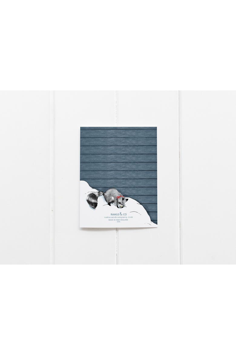 Holiday/Christmas Raccoon's Gift Greeting Card Pack, Alternate, color, Multi-Pack