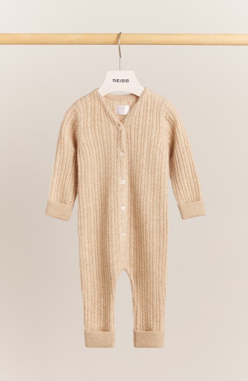 Reiss Paris Cashmere Sweater Romper In Neutral