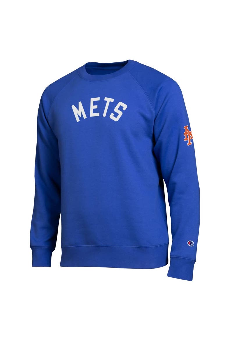 Men's Champion  Royal New York Mets All-Star Sweatshirt, Alternate, color, Royal