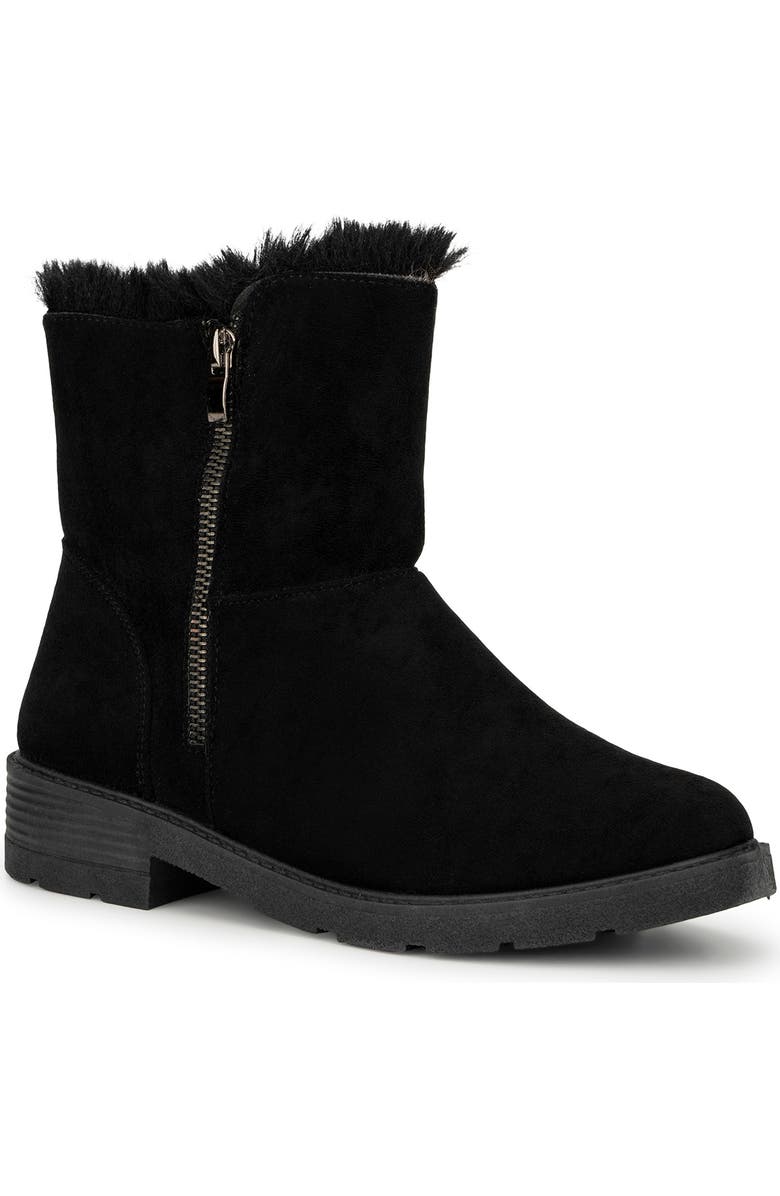 OLIVIA MILLER Rosemary Faux Fur Lined Ankle Boot, Main, color,