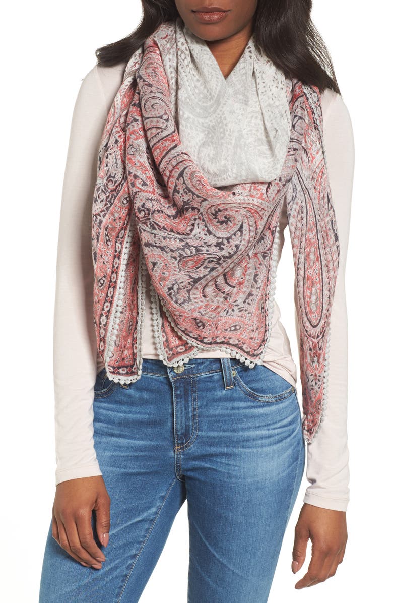 Caslon<sup>®</sup> Print Scarf, Main, color,