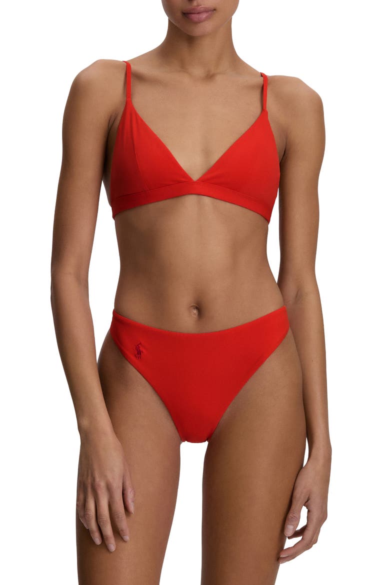 Minimalist Bikini Bottoms, Alternate, color, BRIGHT POPPY