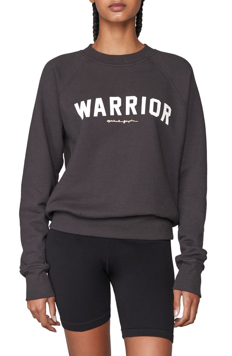 Spiritual Gangster Warrior Bridget Cotton Sweatshirt, Main, color, 