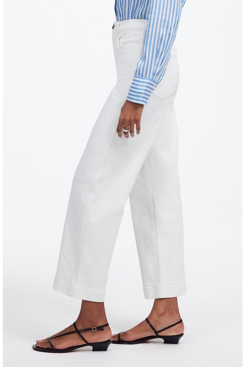 The Perfect Vintage Wide Leg Crop Jeans, Alternate, color, TILE WHITE