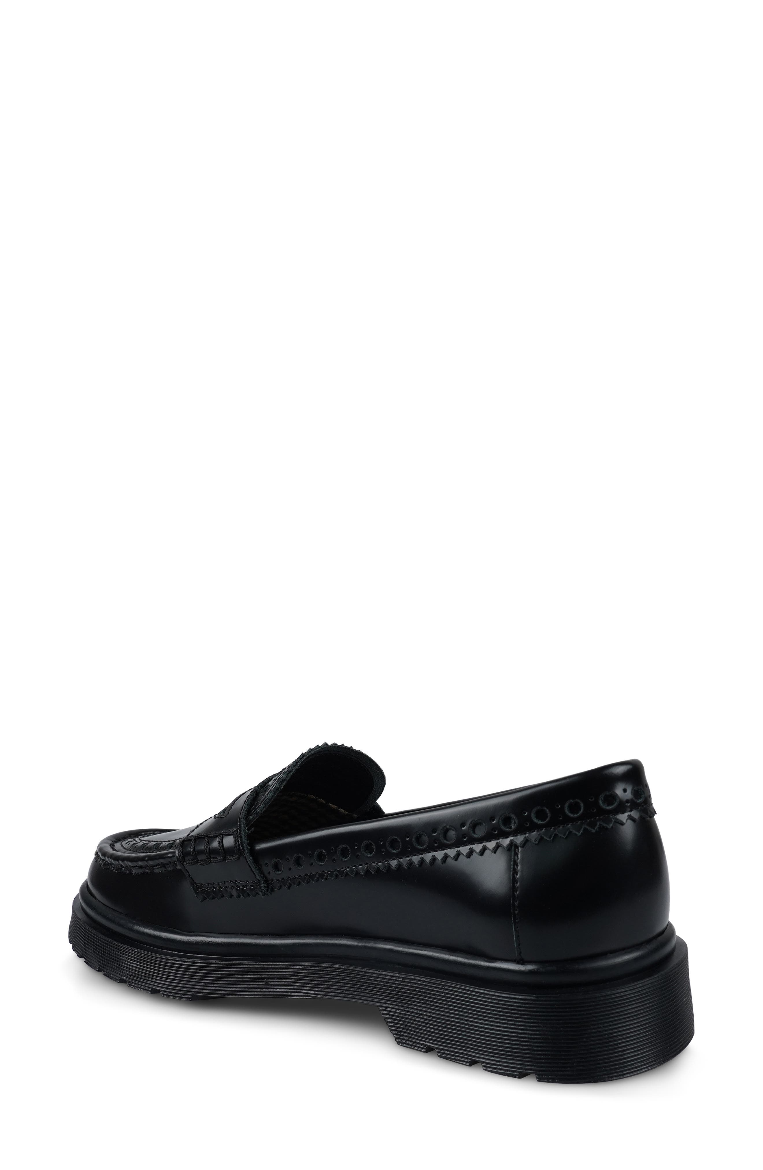 Artisan Crafted By Zigi Nayomy Lug Sole Penny Loafer, Alternate, color, Black