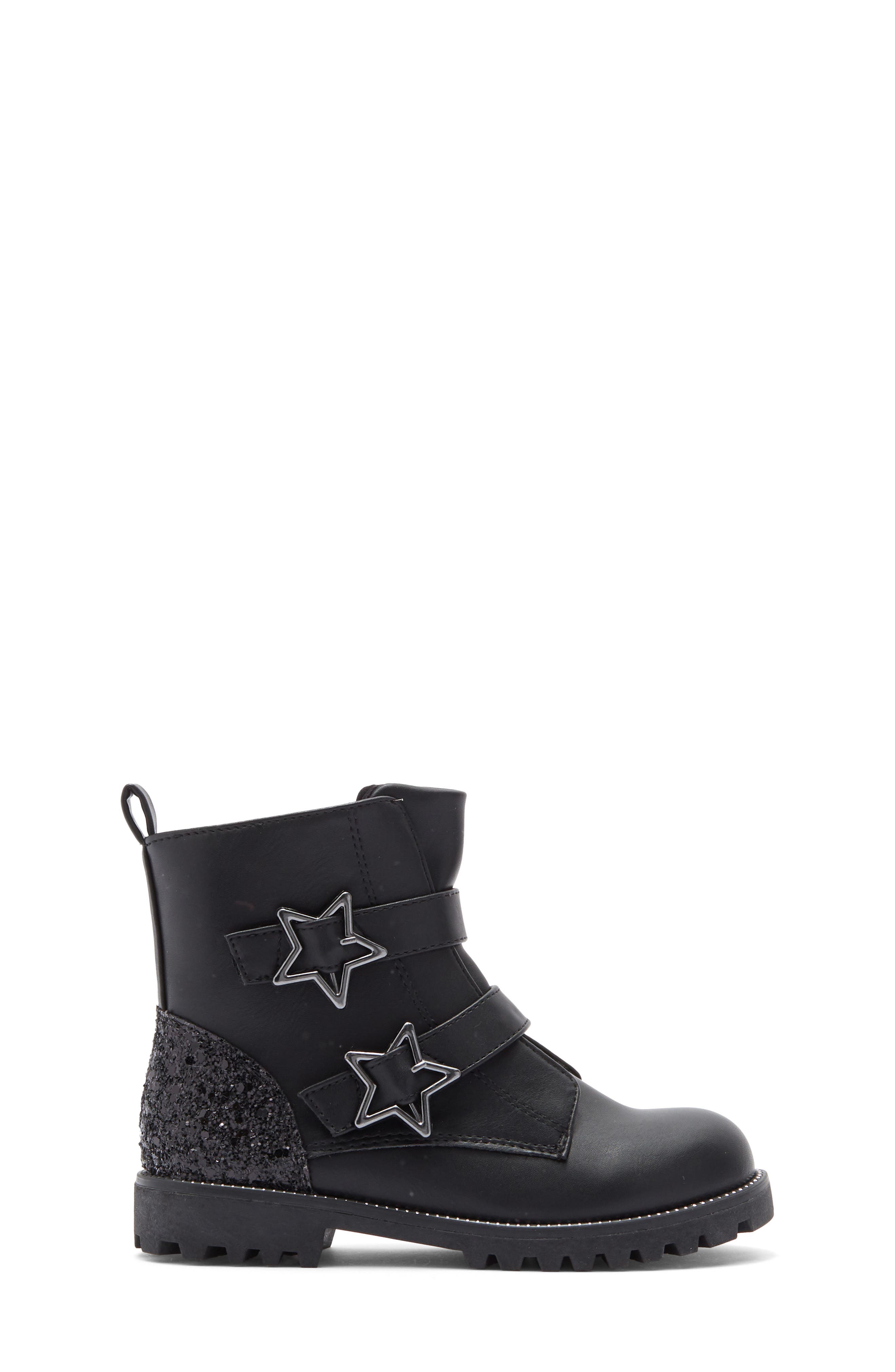 Harper Canyon Kids' Star Buckle Boot, Alternate, color, Black
