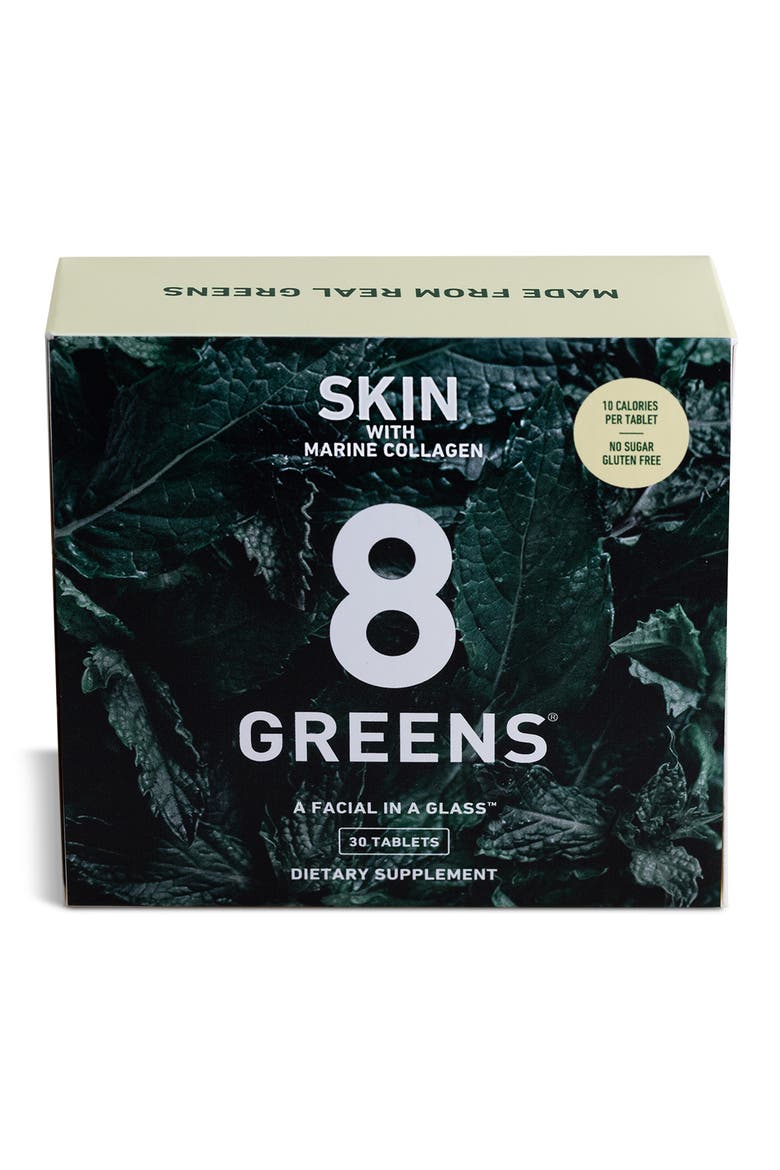 Skin with Marine Collagen Dietary Supplement, Alternate, color, NO COLOR
