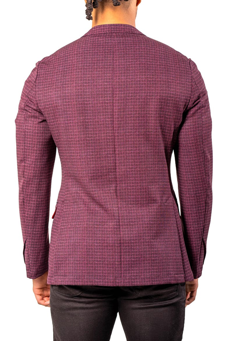 Vortex Red Unconstructed Blazer, Alternate, color, RED