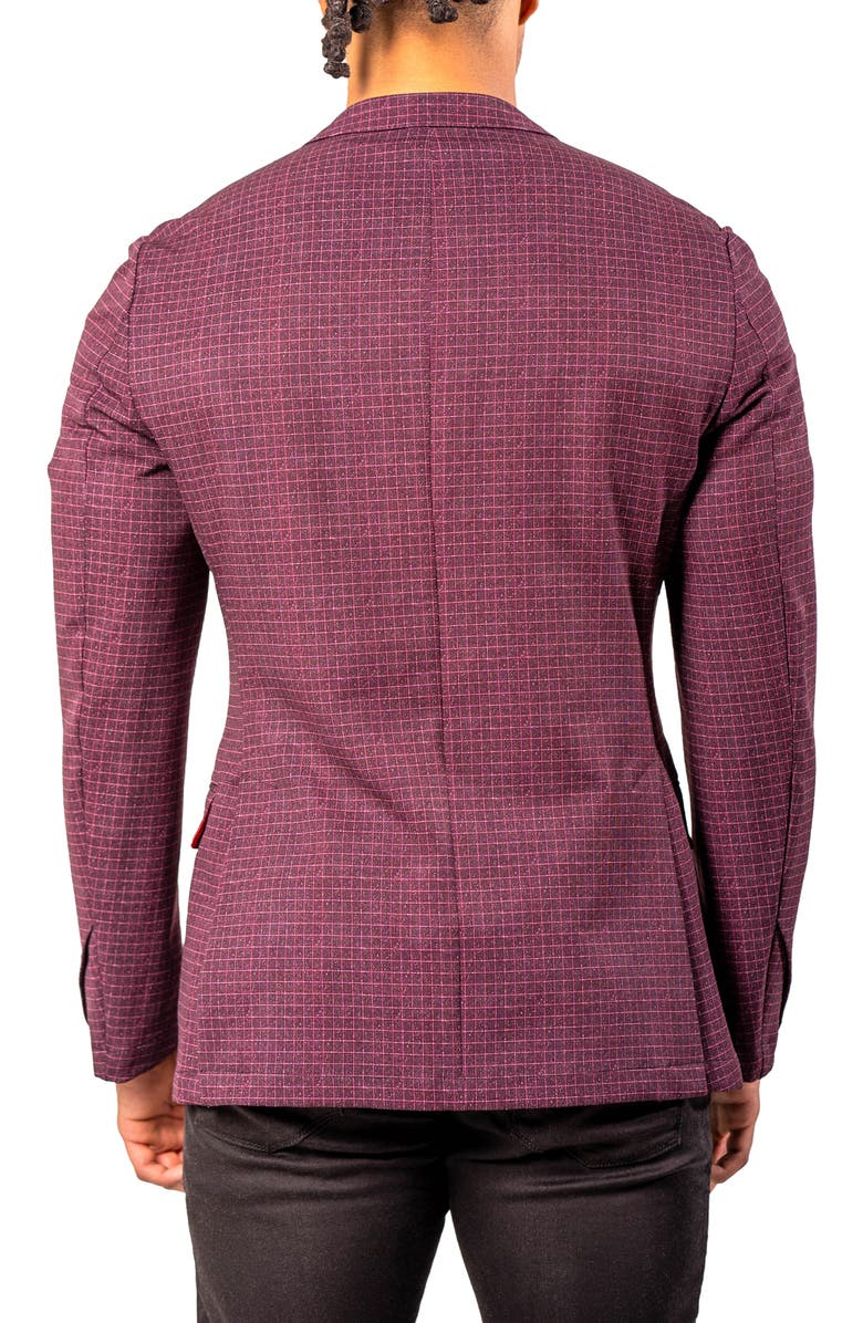 Maceoo Vortex Red Unconstructed Blazer, Alternate, color, Red