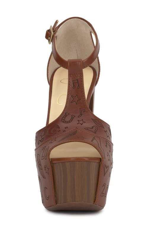 Jessica Simpson Dany11 Platform Sandal In Brown