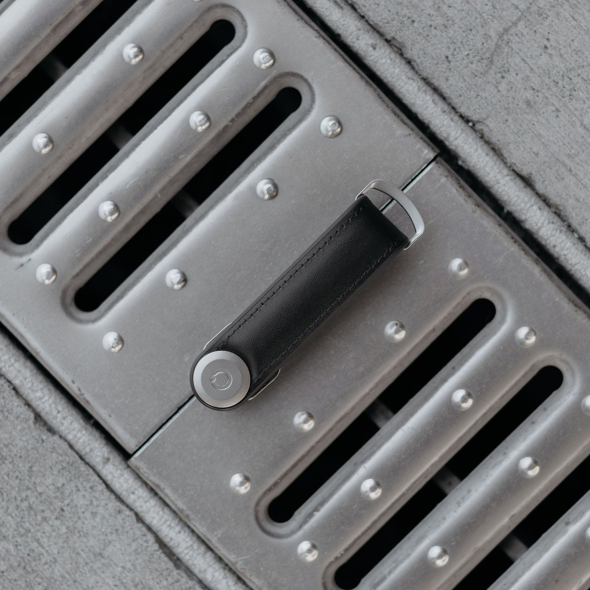 Orbitkey Hybrid Leather Key Organiser, Alternate, color, Black