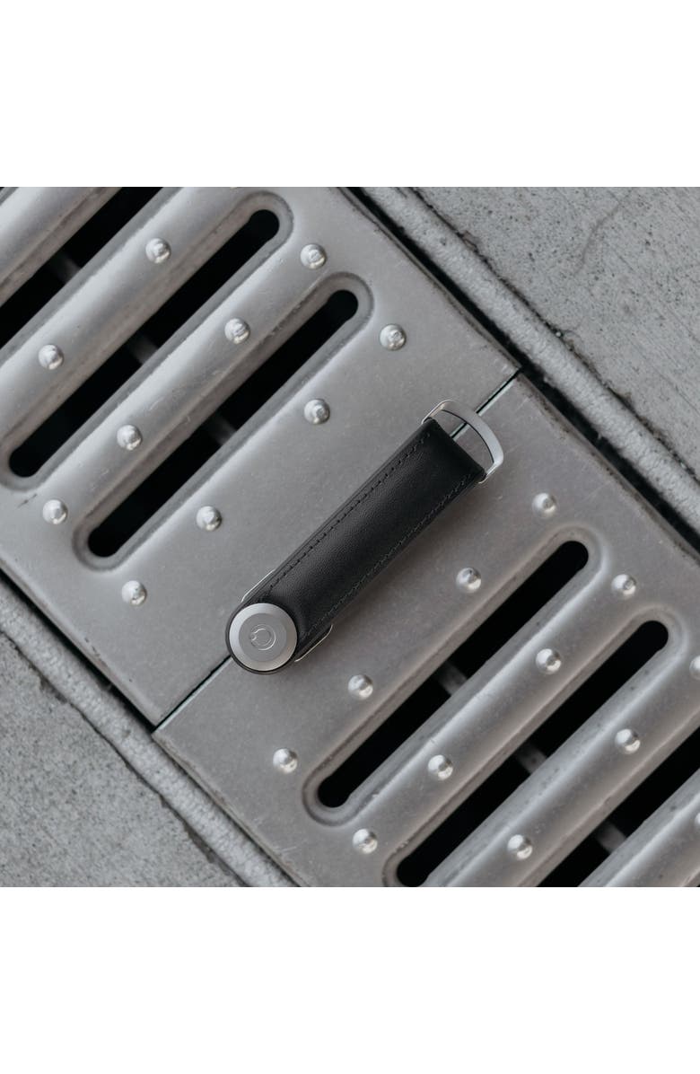 Orbitkey Hybrid Leather Key Organiser, Alternate, color, Black