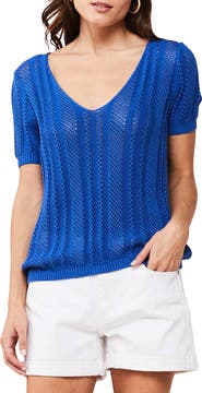 VELVET HEART Athalie V-Neck Knit Top