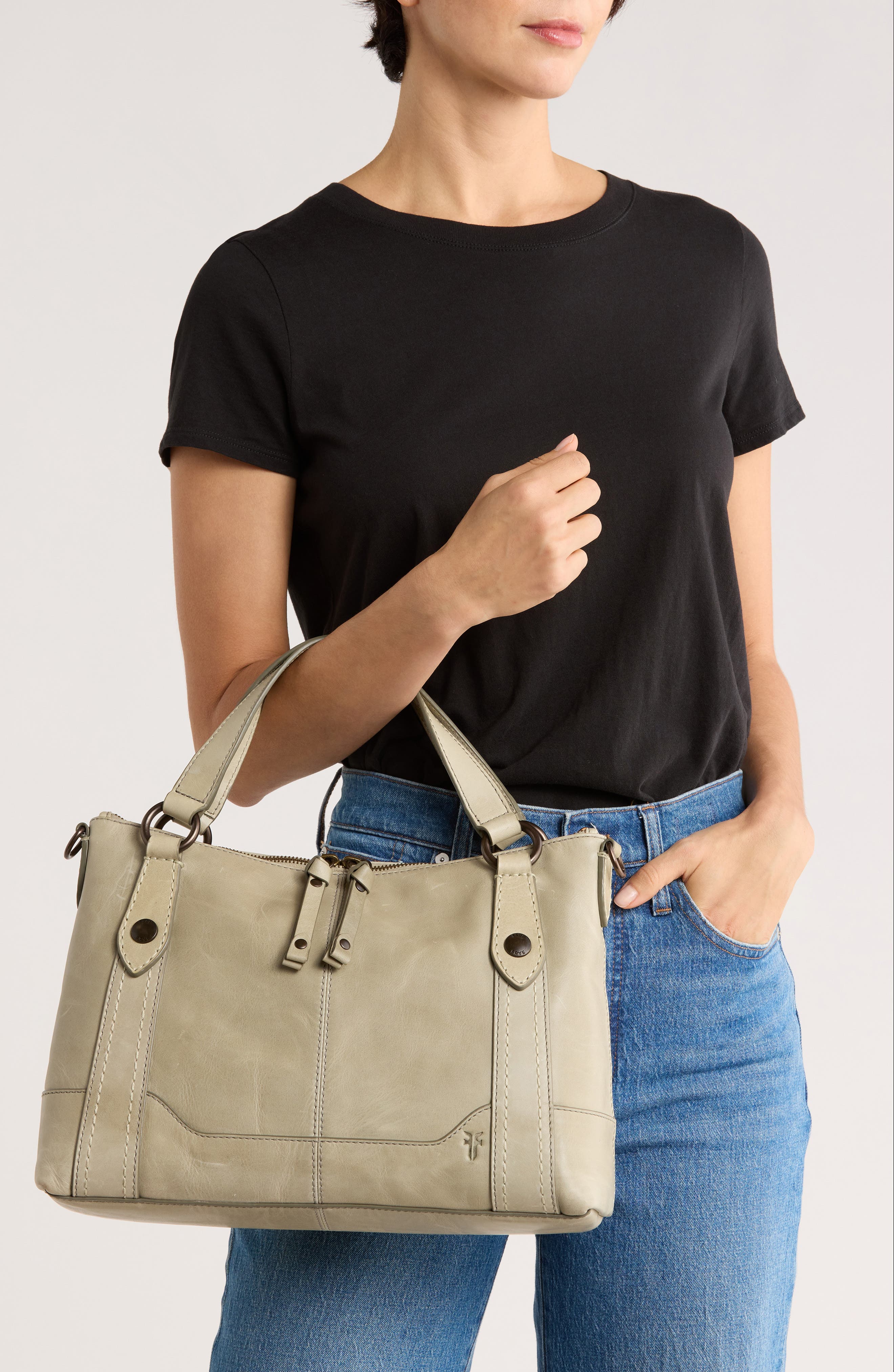 Frye Melissa Medium Leather Stachel, Alternate, color, 