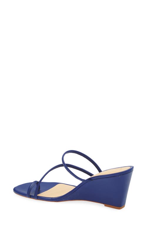 Reformation Jorgia Wedge Sandal In Blue