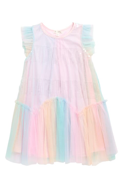 Kids' Sequin Stripe Party Dress (Little Kid)