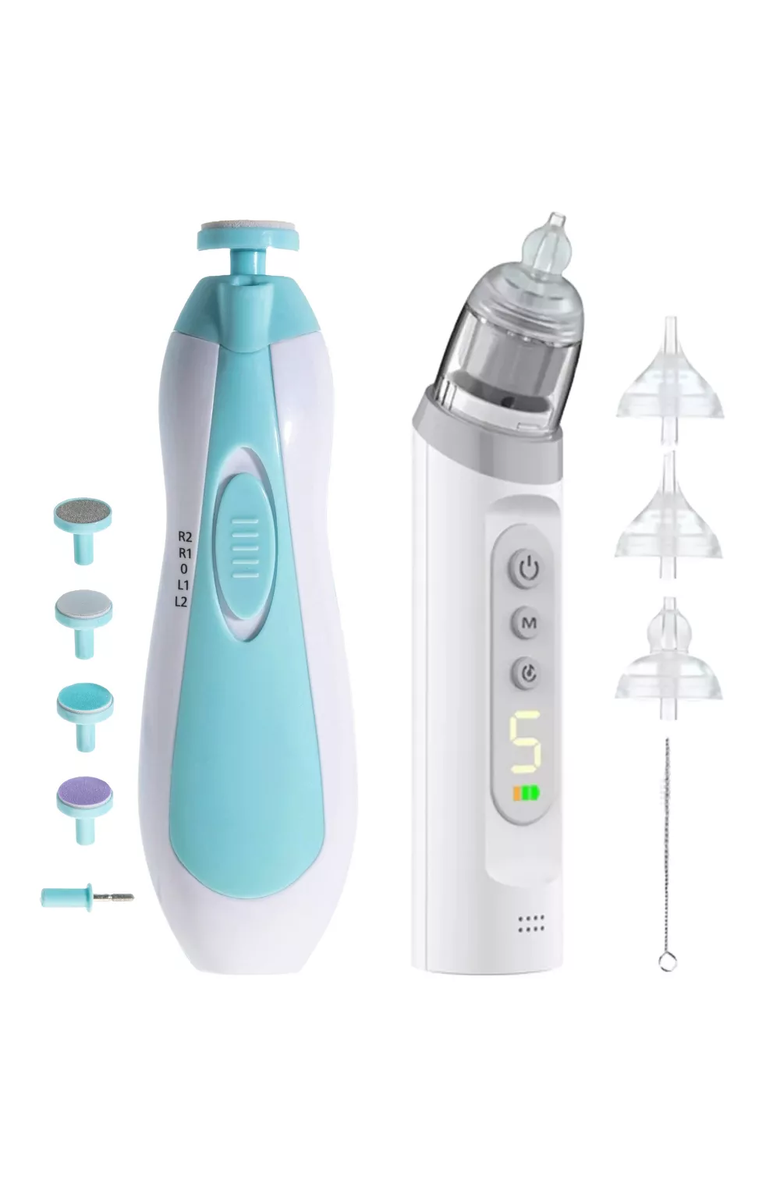 Sperric Electric Baby Grooming Set - Gentle Nasal Aspirator and Nail Trimmer, Main, color, Multicolor