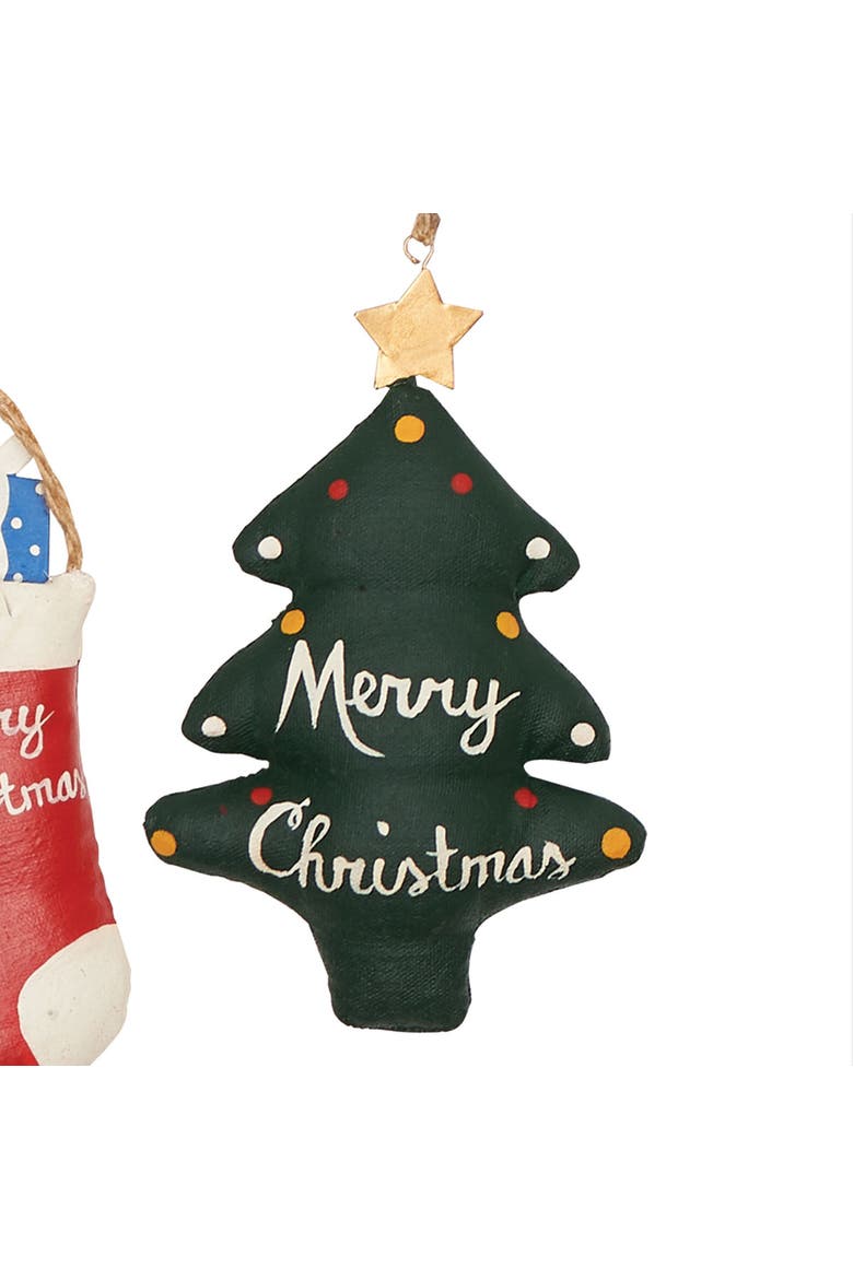 Clap Saddle Holiday Ornament Assortment of 3, Alternate, color, Red