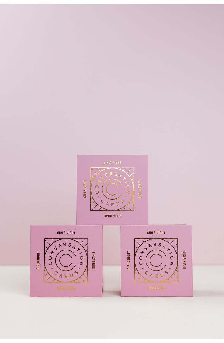 Lumitory Girls' Night Conversation Cards, Alternate, color, Lavender