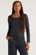 Zella Restore Soft Lite Ruched Long Sleeve T-Shirt