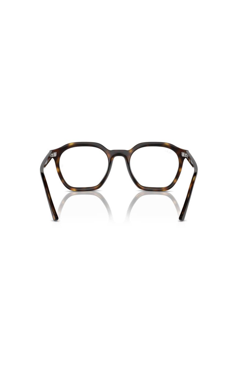 Ray-Ban 52mm Irregular optical glasses, Alternate, color, Tortoise