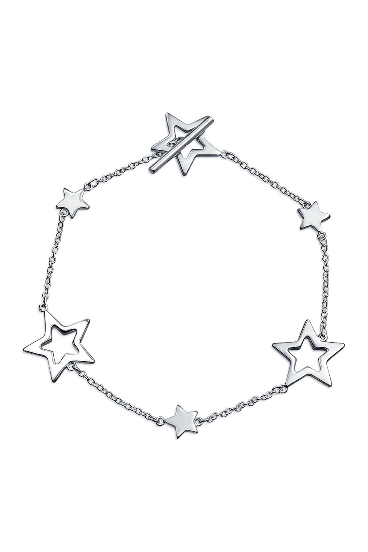BLING JEWELRY Sterling Silver Superstar Bracelet