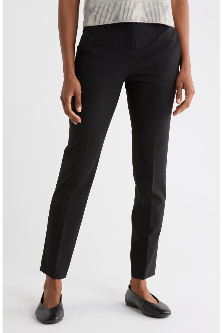 Testra Wool Blend Suit Separates Pants, Main, color, BLACK